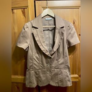 Ricki’s Short Sleeved Tan Blazer